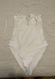 ASOS white one piece bathing suit - Bridal