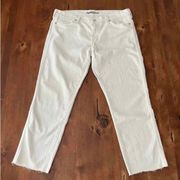 Vince‎ White Crop Fit Jeans