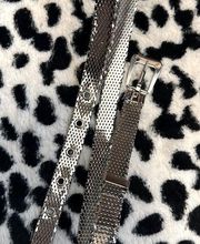 Vintage Whiting & Davis Mesh Silver Scale Belt