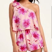 Lulus Lulu’s One Shoulder Romper