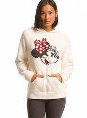 Barefoot Dreams Minnie Mouse Cream Hoodie Size Medium