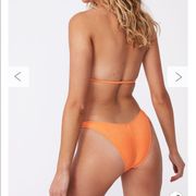 New refined high side brazilian bikini bottom sunshine orange cotton on