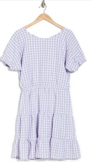 Lilac Plaid Dress