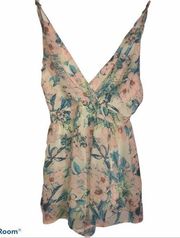 Audrey 3+1 floral shorts romper