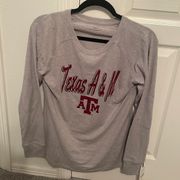 Texas A&M grey long sleeve