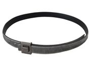 NWT Dolce & Gabbana Silver Leather Tone Square Metal Buckle 90 cm / 36”