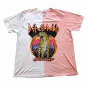 Def Leppard High ‘N Dry Rock Band Concert Tee Short Sleeve Shirt Size Large