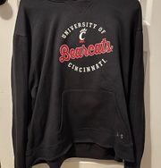 Under Armour Black University of Cincinnati Under Armor Hoodie