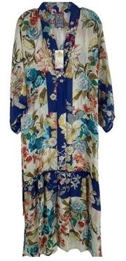 Johnny Was Emma Astrid Kimono/dress silk Full Length NWT (oversized)