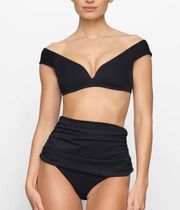 Shaping Swim Ruched High Waist Bottom Set NWT