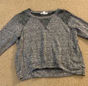 Grey Cropped Sweater 