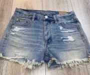 American eagle outfitters blue jean denim shorts