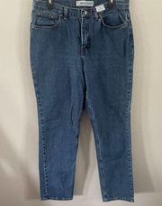 vintage faded glory classic straight leg jeans size 14 tall