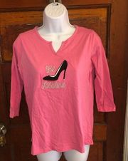 Sleepwear Top "Be Fabulous" Size M