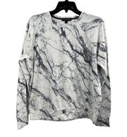 P.J. SALVAGE Midnight Marble Knit Lounge Top New Size Small