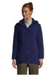 NWOT Lands' End Women's Quilted Stretch Down Coat Size Large Petite Blue