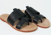 Caslon Mateo black slide sandal 7