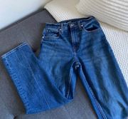 Straight High Waisted Jeans Size 0