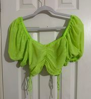 lime green for love and lemons top
