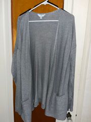 Gray Cardigan Sweater