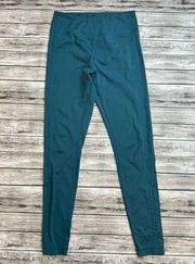 Mondetta Women's Dark Teal Performance + Luxury Workout Leggings M Med Medium