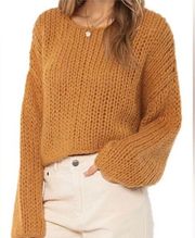 Amuse Society Desert Skies Chunky Wool Knit Sweater