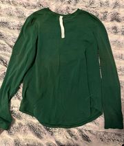 Shirt- Love long Sleeve Shirt In Evergreen sz 6