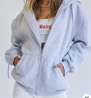 Florida Sweatshirt Hoodie Gray S/M