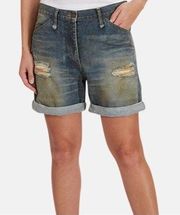 Alexander Wang Baggy Boyfriend Denim Shorts