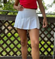 White Tennis Skirt