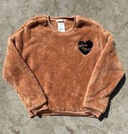 Fuzzy Teddy Warm and Cozy Long Sleeve Sweatshirt