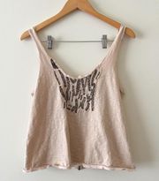 UO Kimchi Blue Embellished Sequin Tank Top Size Small