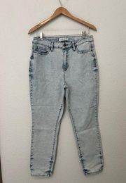 Judy Blue Size 13/31 Slim Fit Jeans Light Wash High Rise Denim Pants Casual