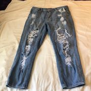 Almost famous distressed denim jeans