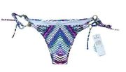 Raisins Womens Swimwear Bikini Bottom Size Small Multi-Color Geo Pattern Swim