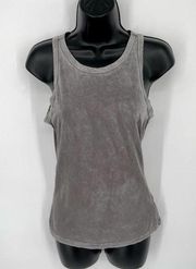 Cotton Citizen NEW Womens Standard Tank Top Lightweight SZ S Vintage Cement