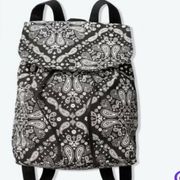 PINK Victoria’s Secret backpack bandana print black and white bag small travel​