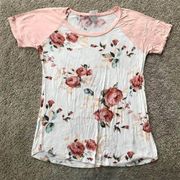 Saved by the dress women’s large short sleeve floral top