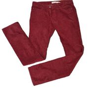 ISABEL MARANT ETOILE RAIMON BORDEAUX CORDUROY PANTS SZ 1 small