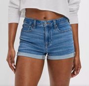 American Eagle AEO | High Rise Shortie Denim Shorts Sz 0