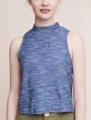 Anthropologie  mock neck space dye tank