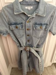 Denim Romper