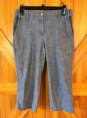 Talbots Blue Jean Capri size 4 (2580)￼