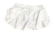 DUCSPORT Women’s White Ruffle Tennis PICKLEBALL ATHLETIC SKORT size S