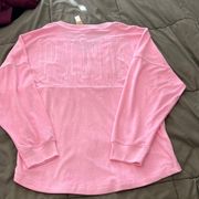 PINK - Victoria's Secret VS Pink Terry Cloth Long Sleeve