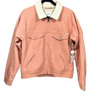 NWT Obey Jeanne Sherpa Jacket S