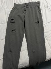 Distressed Jogger Sweatpants