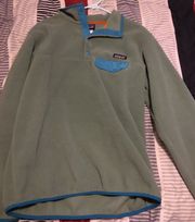 Patagonia Green and Blue Synchilla