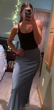 Satin Maxi Skirt