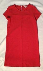 Chelsea 28 Womens Crepe Short Sleeve Shift Dress Valentines 💘 Day Sale Sz Small